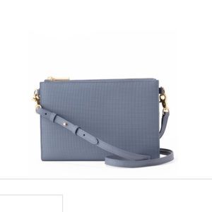 Dagne Dover Essentials Coated Canvas Clutch/wallet - Ash Blue